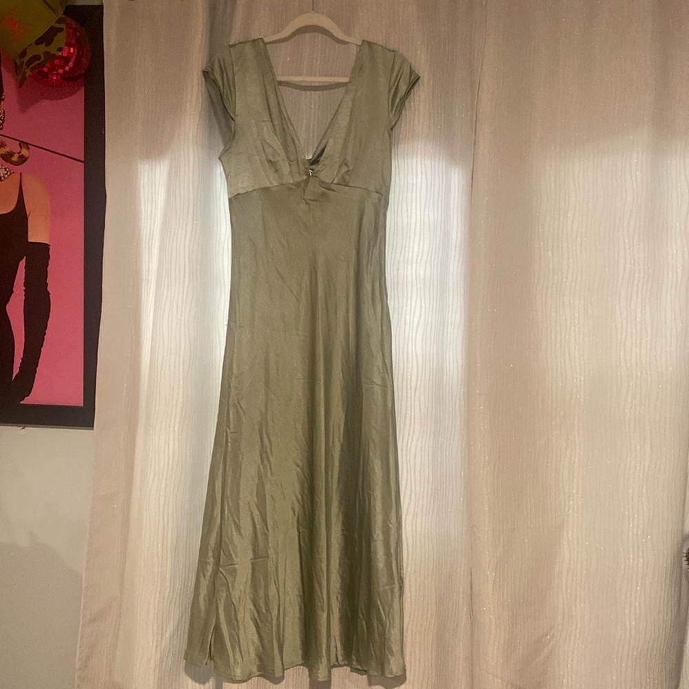 sage green dress